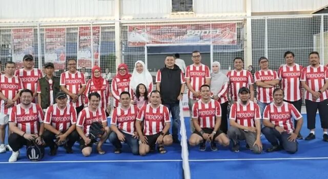 DPPKB Makassar Ramaikan Padel Match PORSENI ASN Sambut HUT RI ke-81